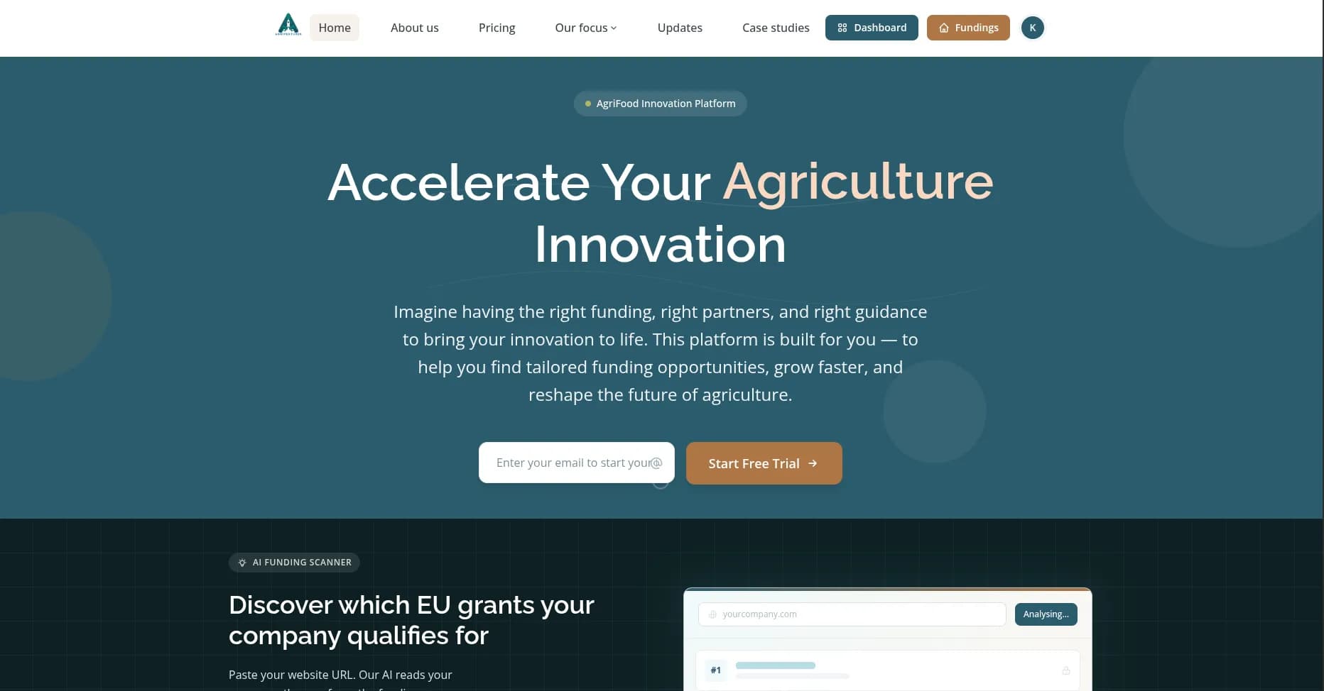 EU funding discovery — Agriventures